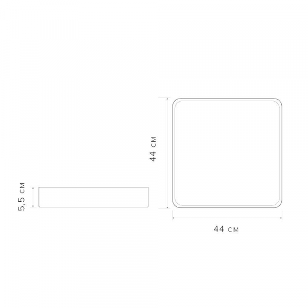 Потолочный светодиодный светильник Jazzway PPB Sсandic-S 5037335