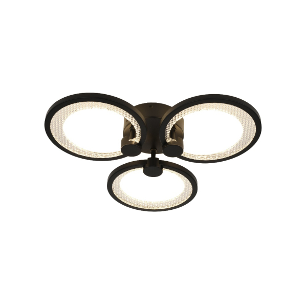 Светильник потолочный светодиодный ЭРА Модерн с ДУ Odry CLL-1-46-RC BK Б0069750