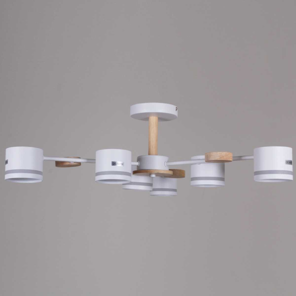 Люстра Reluce 68730-0.3-06 GX53 WH+WOOD