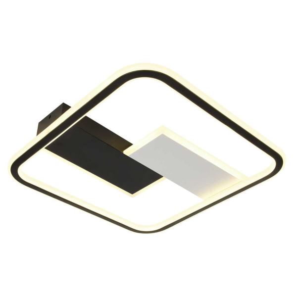 Светильник потолочный светодиодный ЭРА Модерн Henri CLL-1-104-RC BK Б0069747