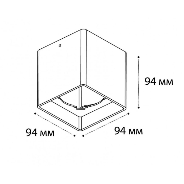 Потолочный светильник Italline FASHION FX1 white + FASHION FXR black