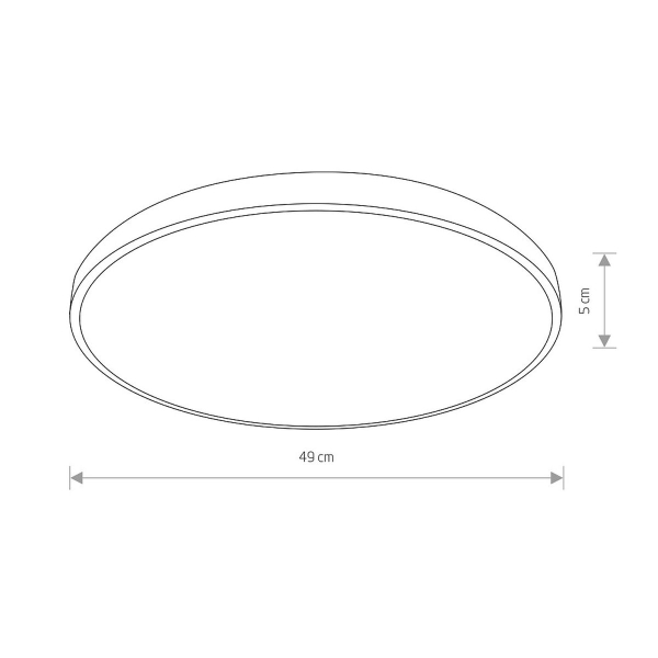 Потолочный cветильник Nowodvorski Agnes Round Led Pro White 10979