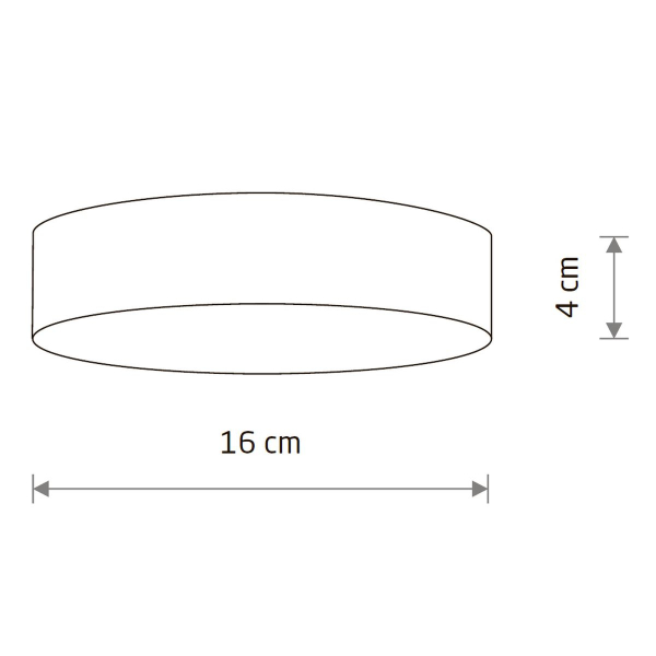 Потолочный cветильник Nowodvorski Lid Round Led White 10403