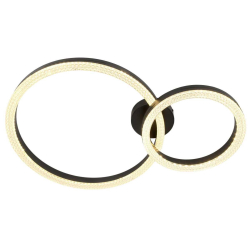 Светильник потолочный светодиодный ЭРА Модерн Bloom CLL-1-78W 3K-6K RC BK с ДУ черный Б0069753