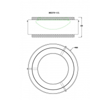 Потолочный светодиодный светильник MyFar Anders MR2370-1CL