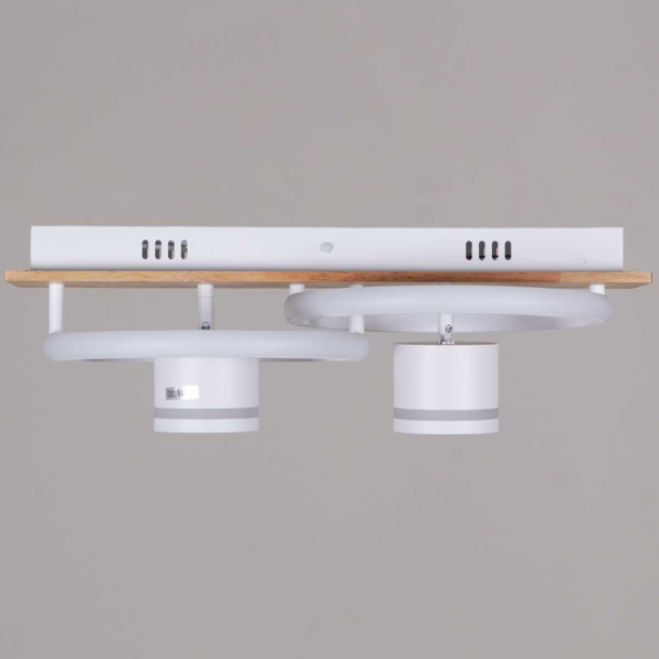 Потолочный светильник Reluce 29560-0.3-2+2 WH+WOOD