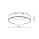 Потолочный cветильник Nowodvorski Nikki Round Led White 11200