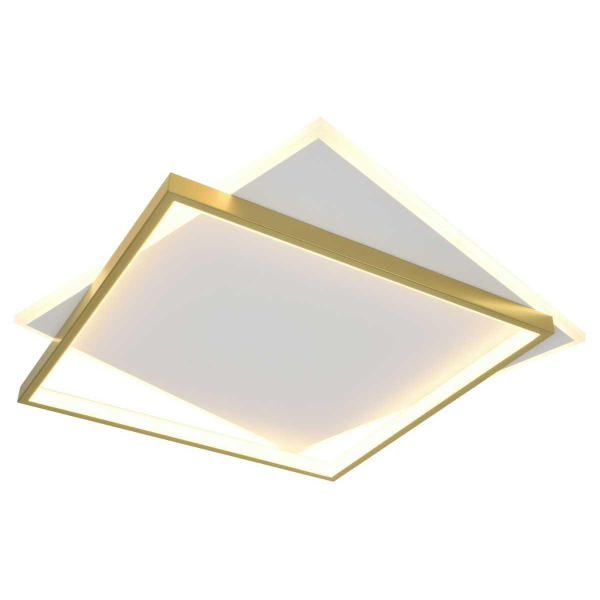 Светильник потолочный светодиодный ЭРА Модерн с ДУ Lima CLL-1-82-RC WH +GD Б0069755