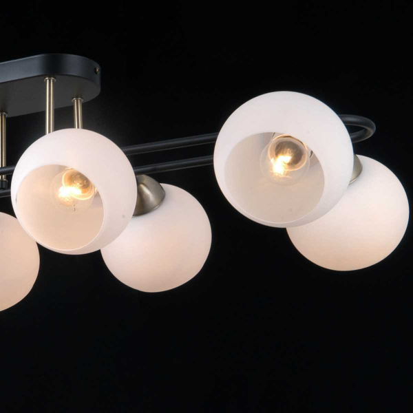 Потолочный светильник ILLUMICO IL0790-8CSQ-25 BK AB TRENTO Потолочный светильник ILLUMICO IL0790-8CSQ-25 BK AB TRENTO