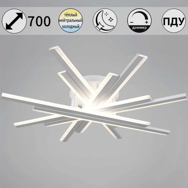 Светильник потолочный Reluce 16090-0.3-08 BK/WH Светильник потолочный Reluce 16090-0.3-08 BK/WH