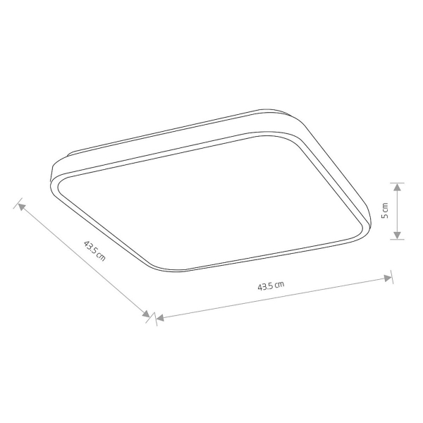 Потолочный cветильник Nowodvorski Agnes Square Led Pro White 10992