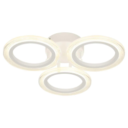 Светильник потолочный светодиодный ЭРА Модерн Ring CLL-1-39W 4K WH без ДУ белый Б0069742