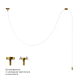 Потолочный светильник LOFT IT Thread 10388A Brass