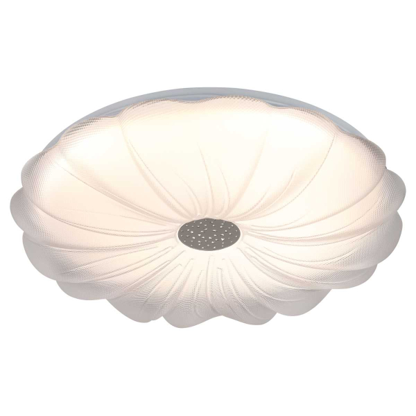 Светильник потолочный светодиодный ЭРА Классик без ДУ SPB-6 Muze 84W-3K-6,5K WH+CH 3000-6500К белый/шампань Б0070190