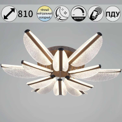Потолочный светильник Reluce 00490-0.3-6+6 champagne silver