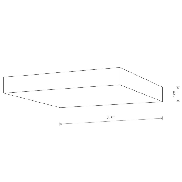 Потолочный cветильник Nowodvorski Lid Square Led Black 10427