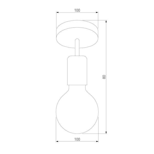 Потолочный светильник TK Lighting 1901 Retro