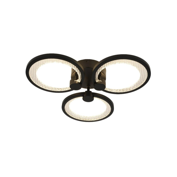 Светильник потолочный светодиодный ЭРА Модерн с ДУ Odry CLL-1-46-RC BK Б0069750