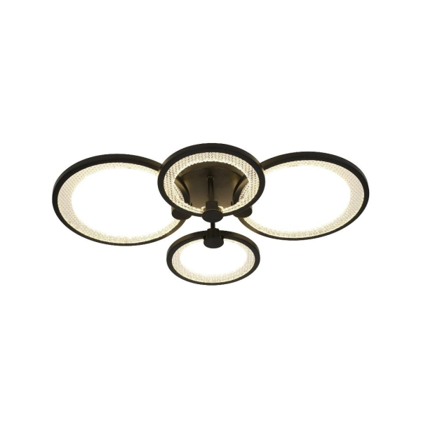 Светильник потолочный светодиодный ЭРА Модерн с ДУ Odry CLL-1-78-RC BK Б0069751