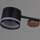 Люстра Reluce 68730-0.3-10 GX53 BK+WOOD