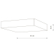 Потолочный cветильник Nowodvorski Lid Square Led Black 10426