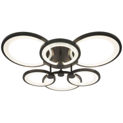 Светильник потолочный светодиодный ЭРА Модерн С ДУ Odry CLL-1-117-RC BK Б0069752