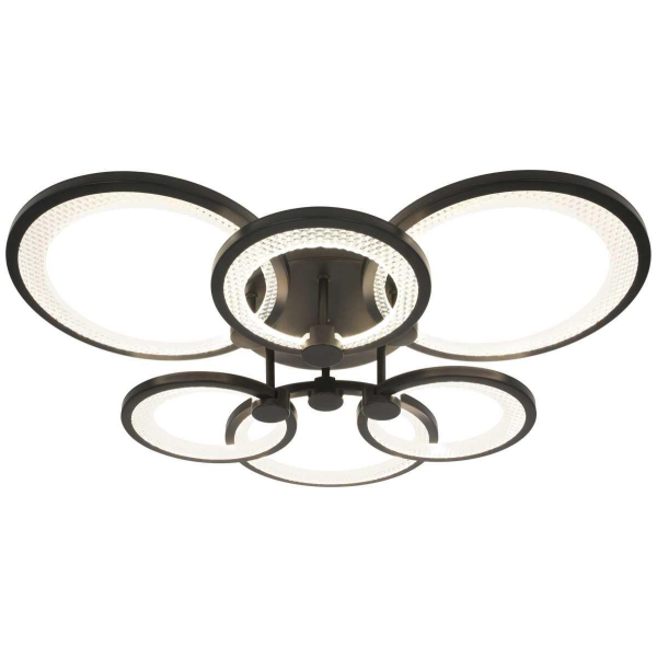 Светильник потолочный светодиодный ЭРА Модерн С ДУ Odry CLL-1-117-RC BK Б0069752