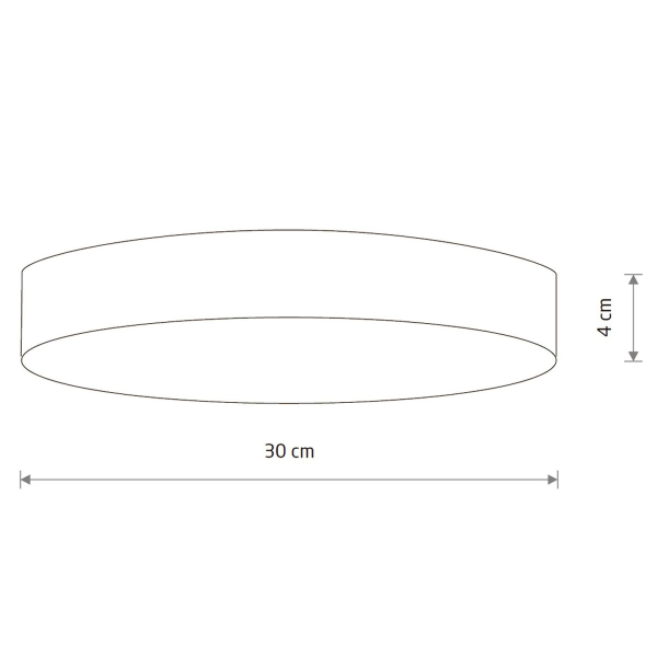 Потолочный cветильник Nowodvorski Lid Round Led Black 10418