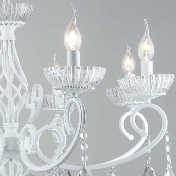 Люстра хрустальная Reluce 70550-0.4-08 WT Люстра хрустальная Reluce 70550-0.4-08 WT