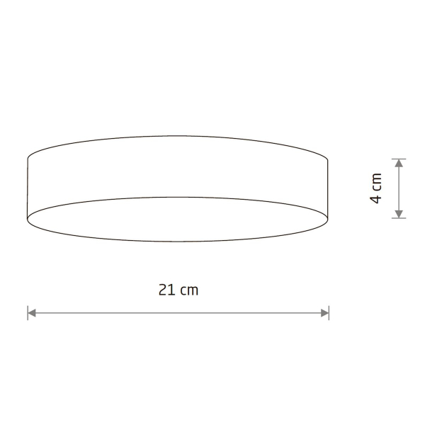 Потолочный cветильник Nowodvorski Lid Round Led Black 10417