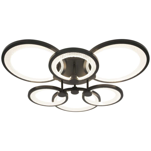 Светильник потолочный светодиодный ЭРА Модерн С ДУ Odry CLL-1-117-RC BK Б0069752