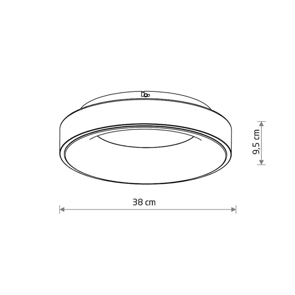 Потолочный cветильник Nowodvorski Nikki Round Led White 11203