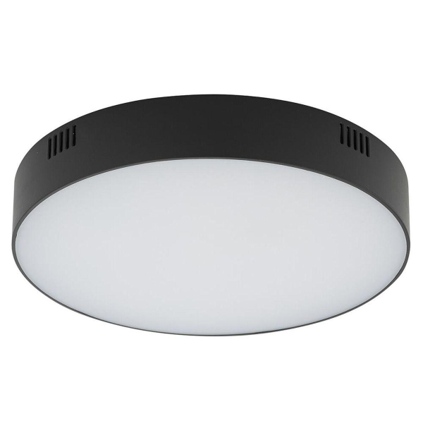 Потолочный cветильник Nowodvorski Lid Round Led Black 10417