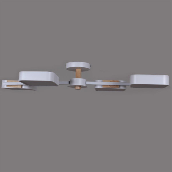 Светильник потолочный Reluce 03361-0.3-04 WH+WOOD Светильник потолочный Reluce 03361-0.3-04 WH+WOOD