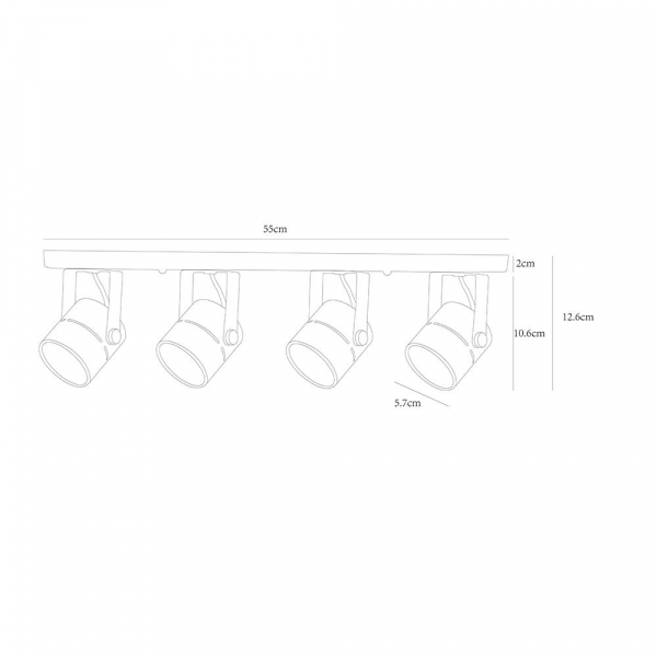 Потолочный светильник Arte Lamp A1311PL-4WH