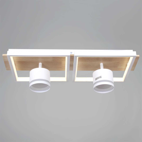 Потолочный светильник Reluce 19560-0.3-2+2 WH+WOOD