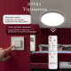 Светильник потолочный светодиодный Rivoli Eliana 6178-702 LED 3000K-6500k 80 Вт с пультом Б0069797
