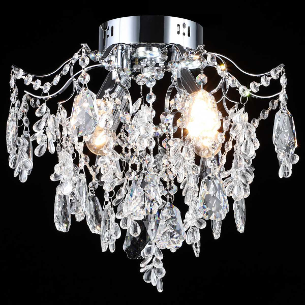 Люстра хрустальная Reluce 27620-0.3-4+4 CH+CLARE Люстра хрустальная Reluce 27620-0.3-4+4 CH+CLARE