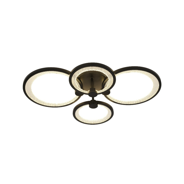 Светильник потолочный светодиодный ЭРА Модерн с ДУ Odry CLL-1-78-RC BK Б0069751