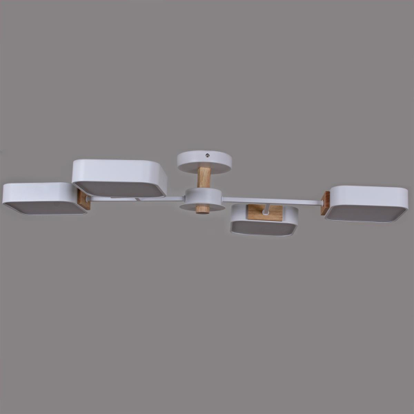 Светильник потолочный Reluce 03363-0.3-04 WH+WOOD Светильник потолочный Reluce 03363-0.3-04 WH+WOOD