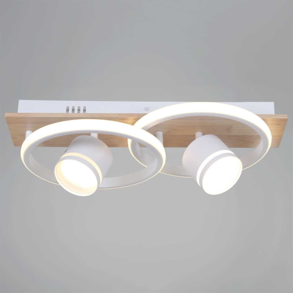 Потолочный светильник Reluce 29560-0.3-2+2 WH+WOOD