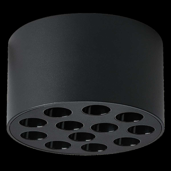 Светильник потолочный 9W 750LM 4000K, черный Guarda Lightstar 080947