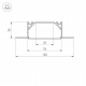 Профиль Arlight ARH-LINIA72-FANTOM-2000 ANOD 025025