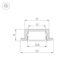 Встраиваемый профиль Arlight Line-2308-F-2000 Anod 040300