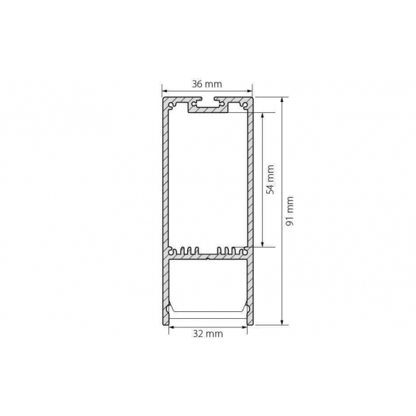 Профиль Arlight SL-LINE-3691-2000 ANOD 019302