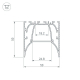 Профиль Arlight ARH-Line-5050-Comfort-2000 Anod 036353