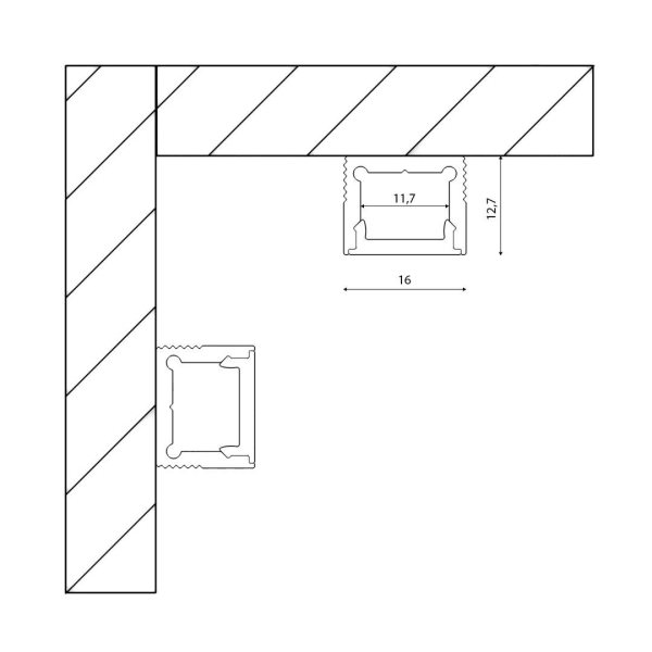 Профиль DesignLed LS.1613-R 010363