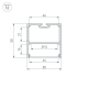 Профиль Arlight SL-Line-5050-LW-2000 Anod 038433