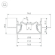 Профиль Arlight FOLED-50-CEIL-CENTER-2000 035769