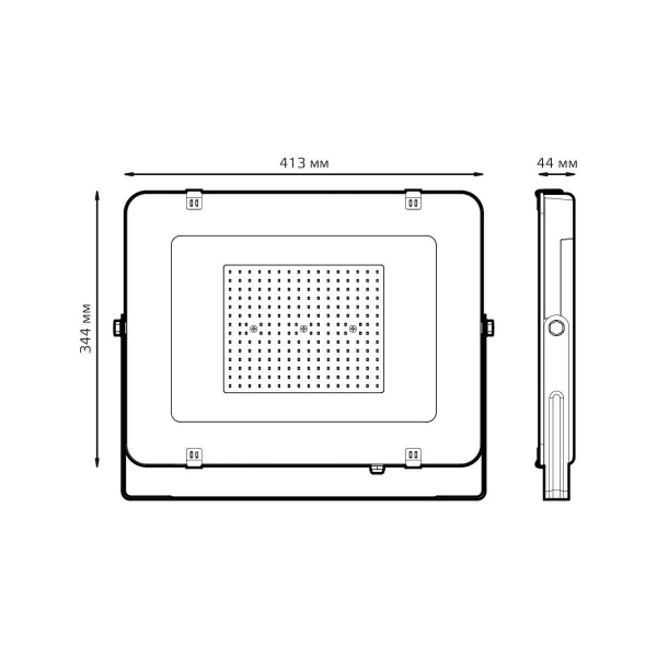 Прожектор светодиодный Gauss Elementary 200W 6500К 691511200 Прожектор светодиодный Gauss Elementary 200W 6500К 691511200